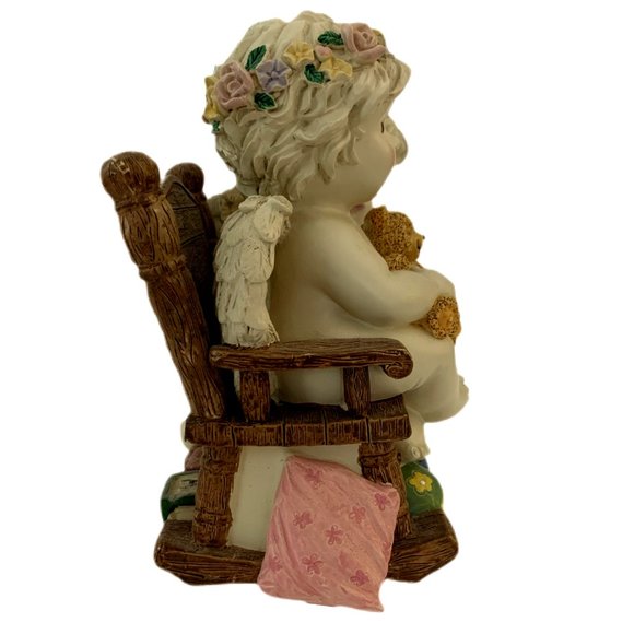 Classic Treasures Musical Figurine Twin Cherubs Plays “It’s a Small World” - Picture 4 of 9